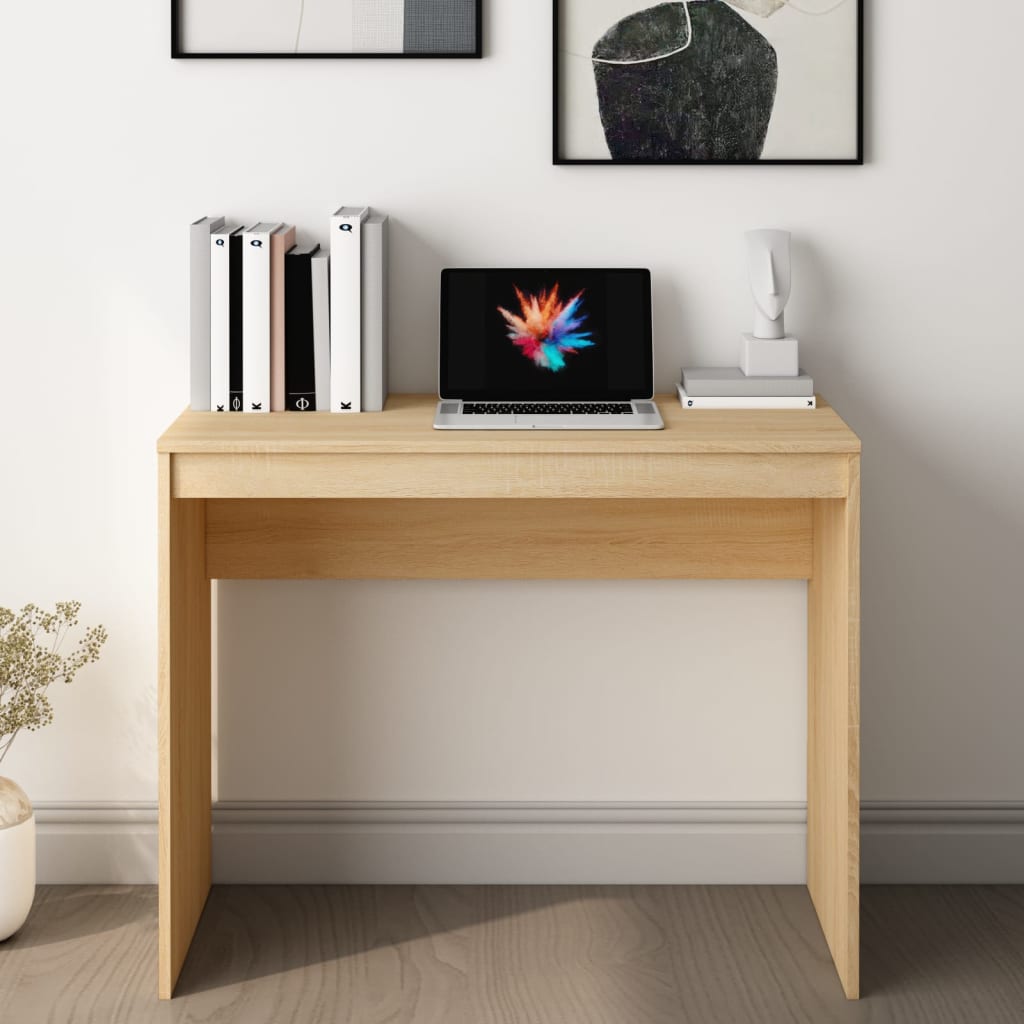 Schreibtisch Sonoma-Eiche 90x40x72 cm Holzwerkstoff