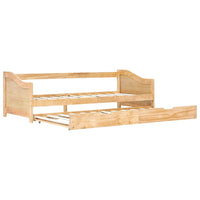 Thumbnail for Ausziehsofa Bettgestell Kiefernholz 90×200 cm