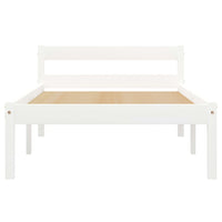 Thumbnail for Massivholzbett Weiß Kiefer 90x200 cm