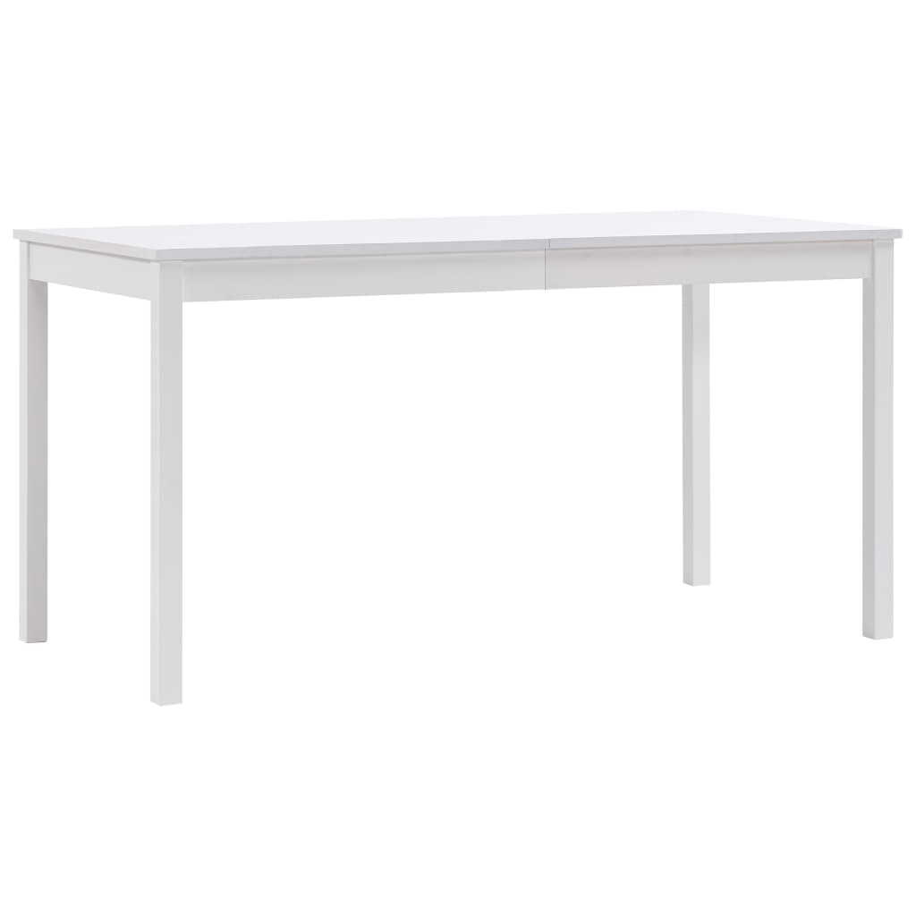 Esstisch Weiß 140 x 70 x 73 cm Kiefernholz