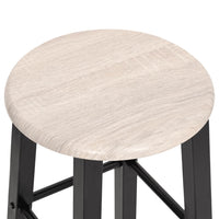Thumbnail for Barhocker 2 Stk. Schwarz MDF