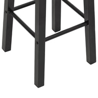 Thumbnail for Barhocker 2 Stk. Schwarz MDF