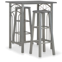 Thumbnail for 3-tlg. Bar-Set Holz und Stahl Anthrazit