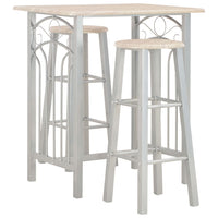 Thumbnail for 3-tlg. Bar-Set Holz und Stahl