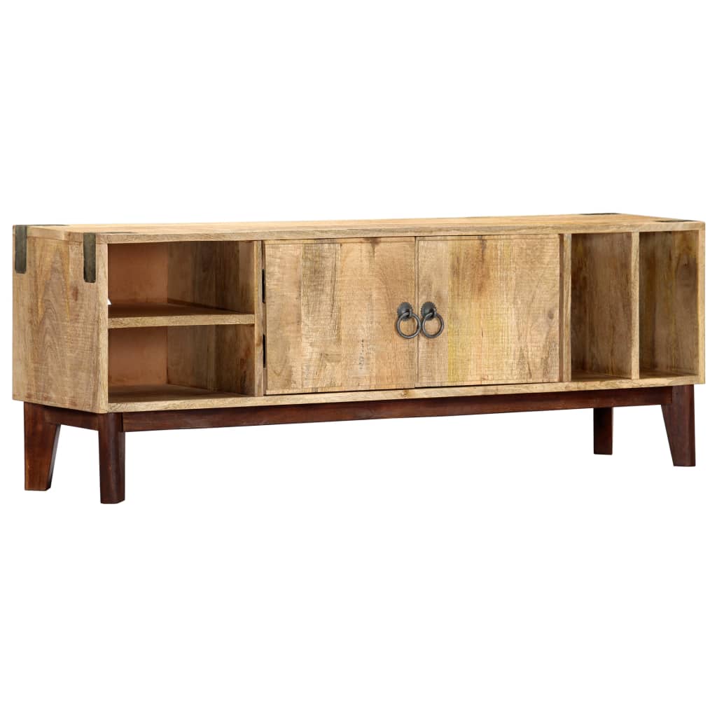 TV-Schrank 130 x 30 x 46 cm Massivholz Mango