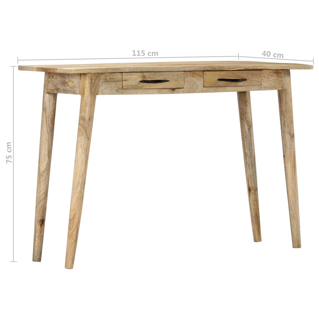 Konsolentisch 115 x 40 x 75 cm Massivholz Mango