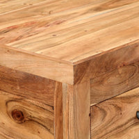 Thumbnail for Servierwagen 58x58x89 cm Massivholz Akazie