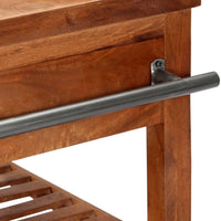 Thumbnail for Servierwagen 100x48x89 cm Massivholz Akazie