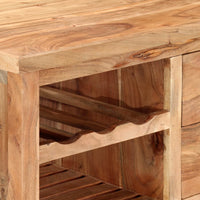 Thumbnail for Servierwagen 80x45x91 cm Massivholz Akazie