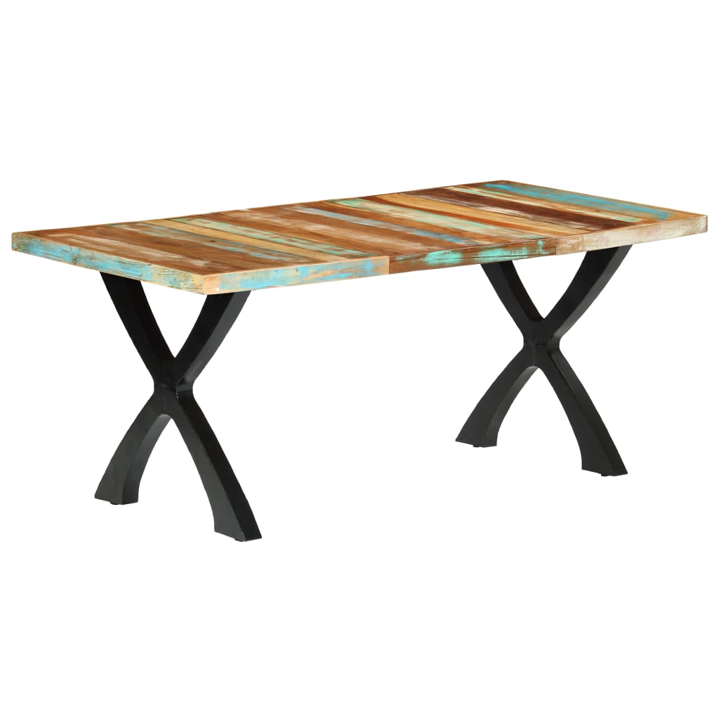 Esstisch 180x90x76 cm Altholz Massiv