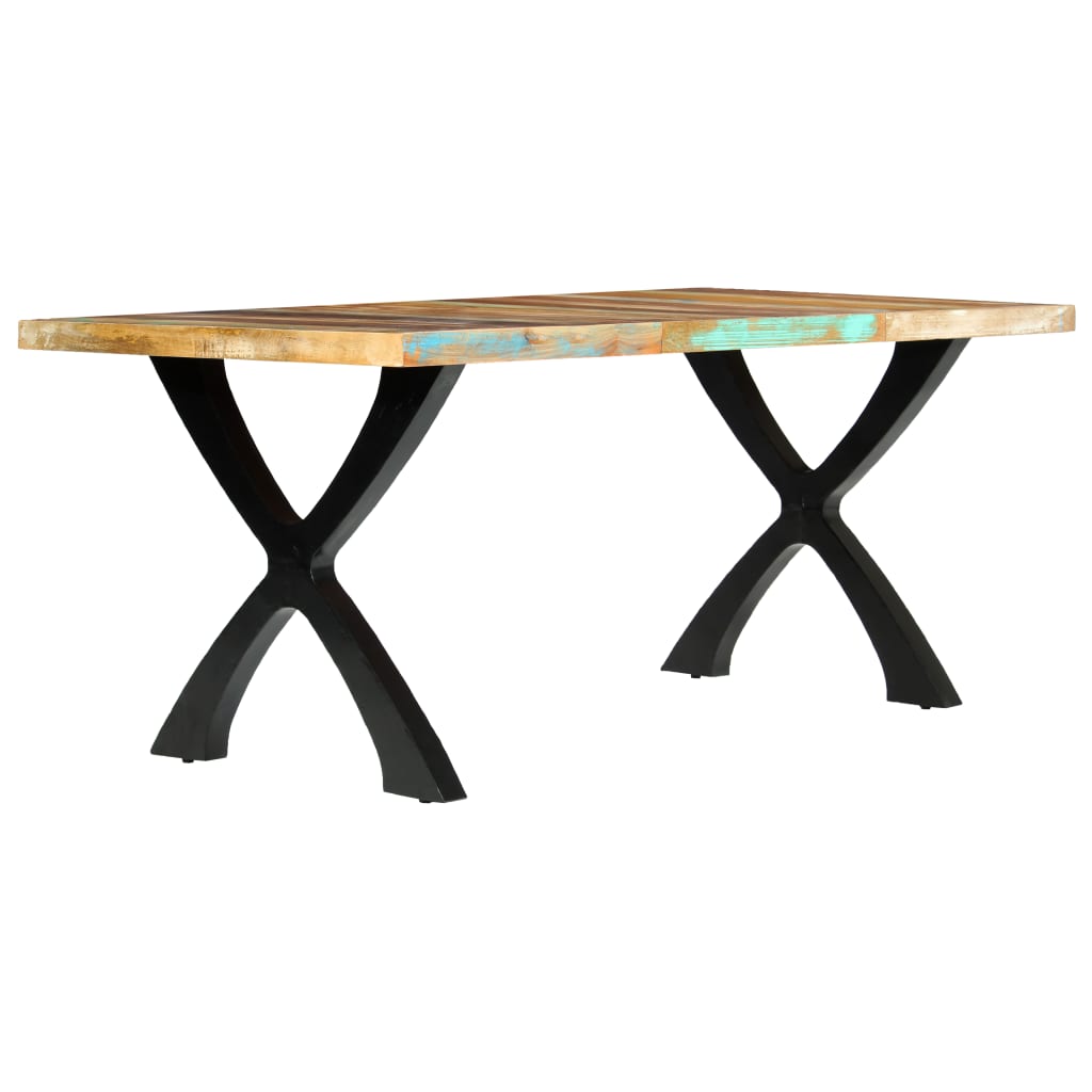 Esstisch 180x90x76 cm Altholz Massiv