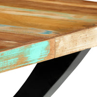 Thumbnail for Esstisch 180x90x76 cm Altholz Massiv