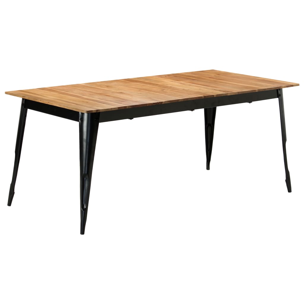 Esstisch 180×90×76 cm Massivholz Akazie