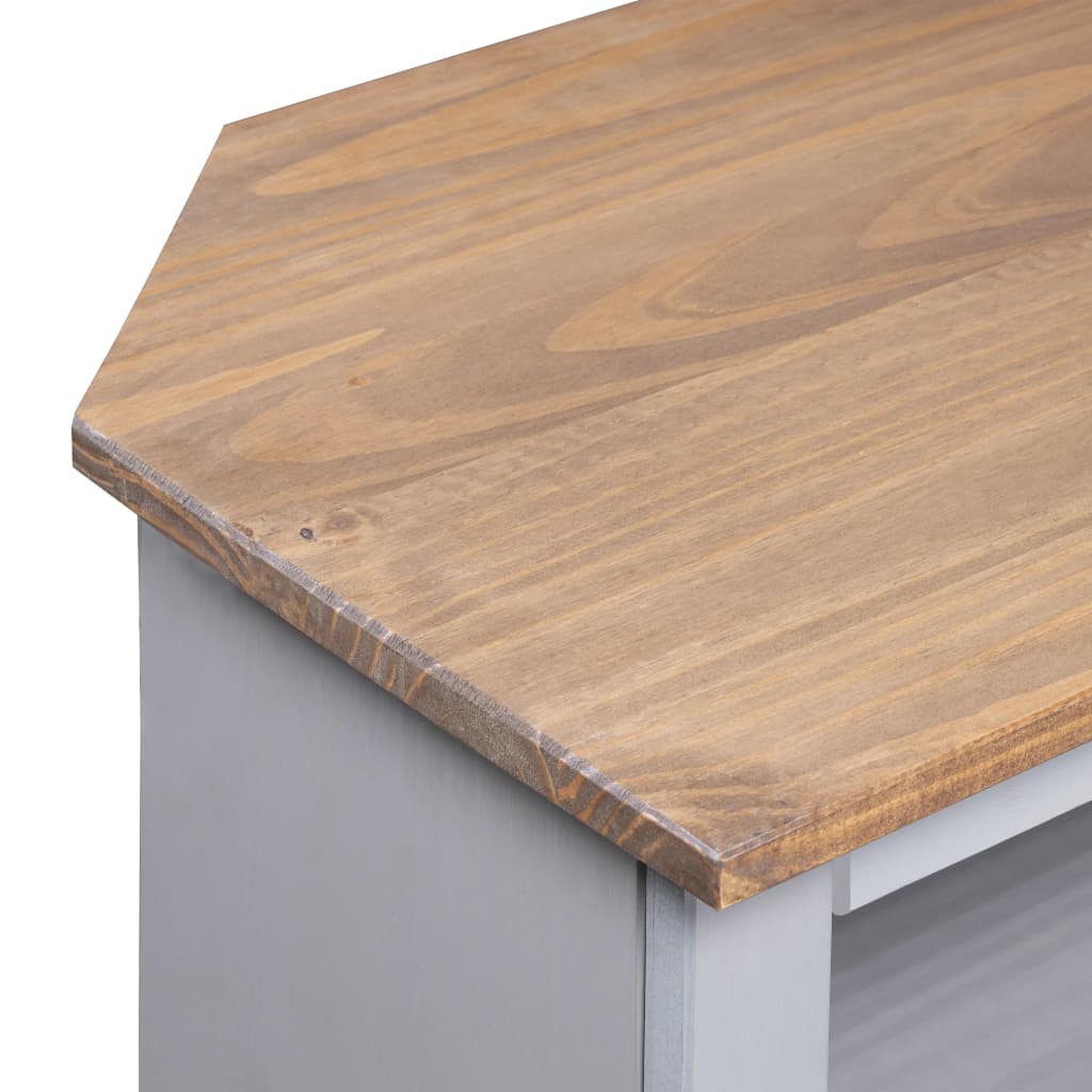Konsolentisch Mexiko-Stil Corona Kiefer Grau 80×43×78 cm