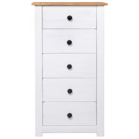 Thumbnail for Sideboard Weiß 46x40x89 cm Kiefernholz Panama