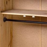 Thumbnail for Kleiderschrank 3-Türig 118×50×171,5 cm Kiefer Panama Serie