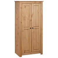 Thumbnail for Kleiderschrank 80×50×171,5 cm Kiefer Massivholz Panama Serie