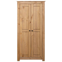 Thumbnail for Kleiderschrank 80×50×171,5 cm Kiefer Massivholz Panama Serie