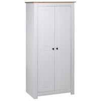 Thumbnail for Kleiderschrank Weiß 80×50×171,5 cm Kiefer Massiv Panama Serie