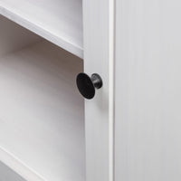 Thumbnail for TV-Schrank Weiß 120x40x50 cm Massivholz Panama-Kiefer