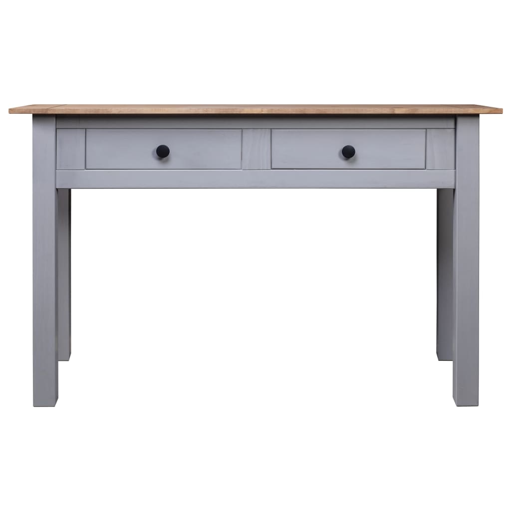 Konsolentisch Grau 110 x 40 x 72 cm Massivholz Panama-Kiefer