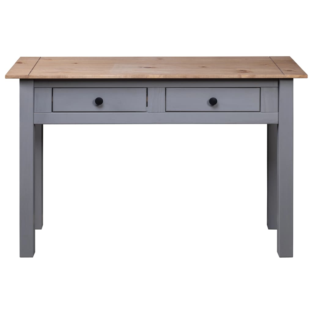 Konsolentisch Grau 110 x 40 x 72 cm Massivholz Panama-Kiefer