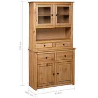 Thumbnail for Highboard 93x40,5x180 cm Kiefernholz Panama