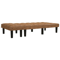 Thumbnail for 2-Sitzer-Sofa Braun Wildleder-Optik