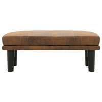 Thumbnail for 2-Sitzer-Sofa Braun Wildleder-Optik