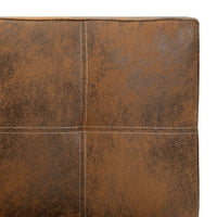 Thumbnail for 2-Sitzer-Sofa Braun Wildleder-Optik