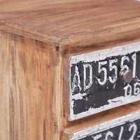 Thumbnail for Nachttisch 30x30x51 cm Altholz Massiv