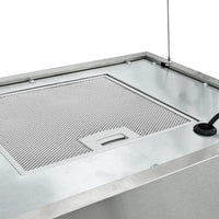 Thumbnail for Hängende Inselhaube Touch-Sensor LCD 55 cm Edelstahl