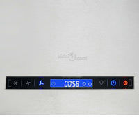 Thumbnail for Hängende Inselhaube Touch-Sensor LCD 55 cm Edelstahl