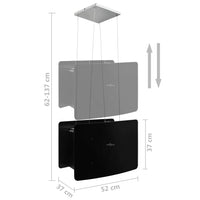 Thumbnail for Hängende Inselhaube Touch-Sensor LCD Gehärtetes Glas