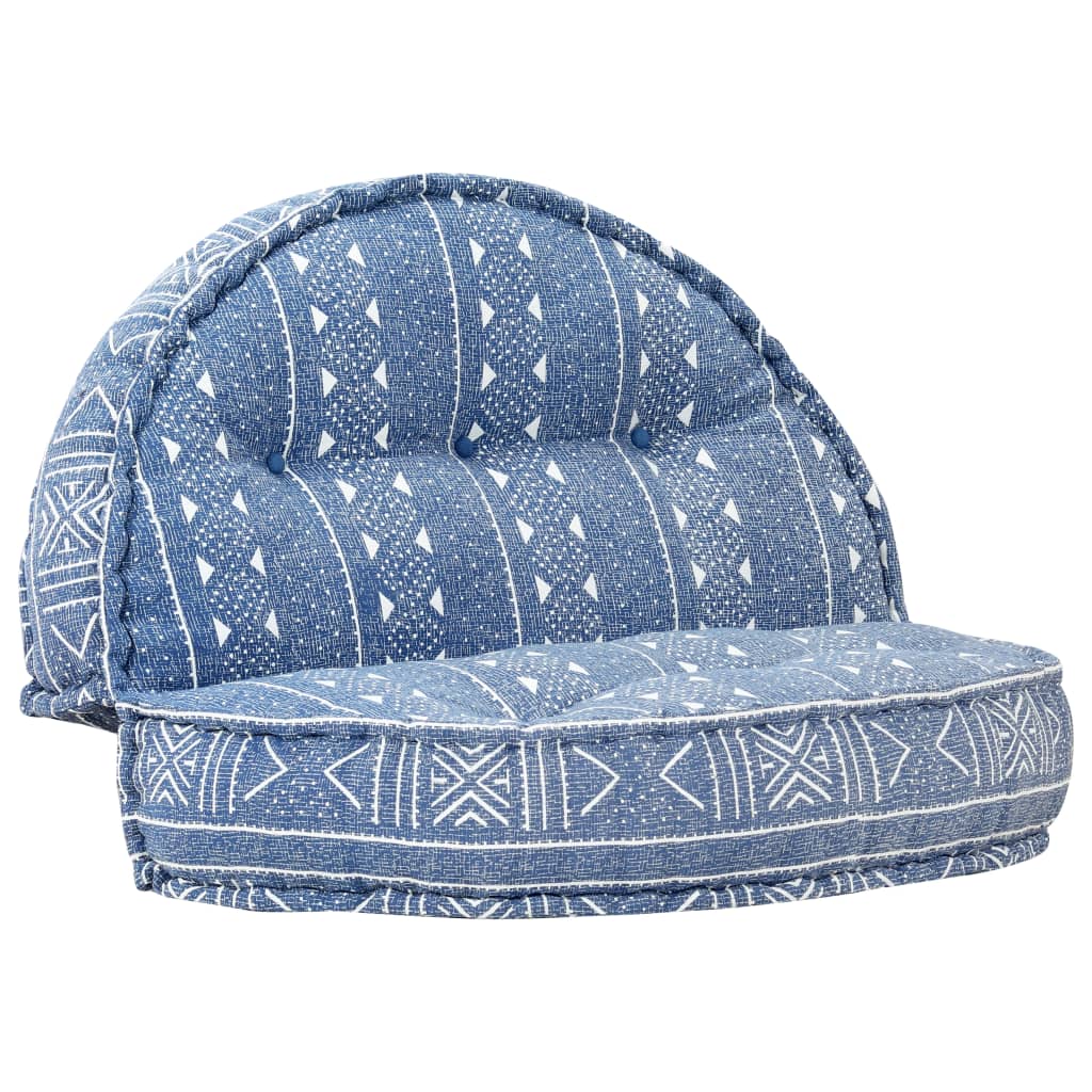 Pouf 100x20 cm Indigo Stoff