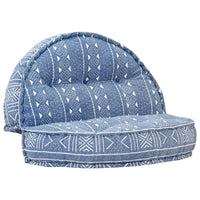 Thumbnail for Pouf 100x20 cm Indigo Stoff