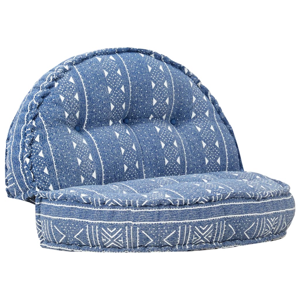 Pouf 100x20 cm Indigo Stoff