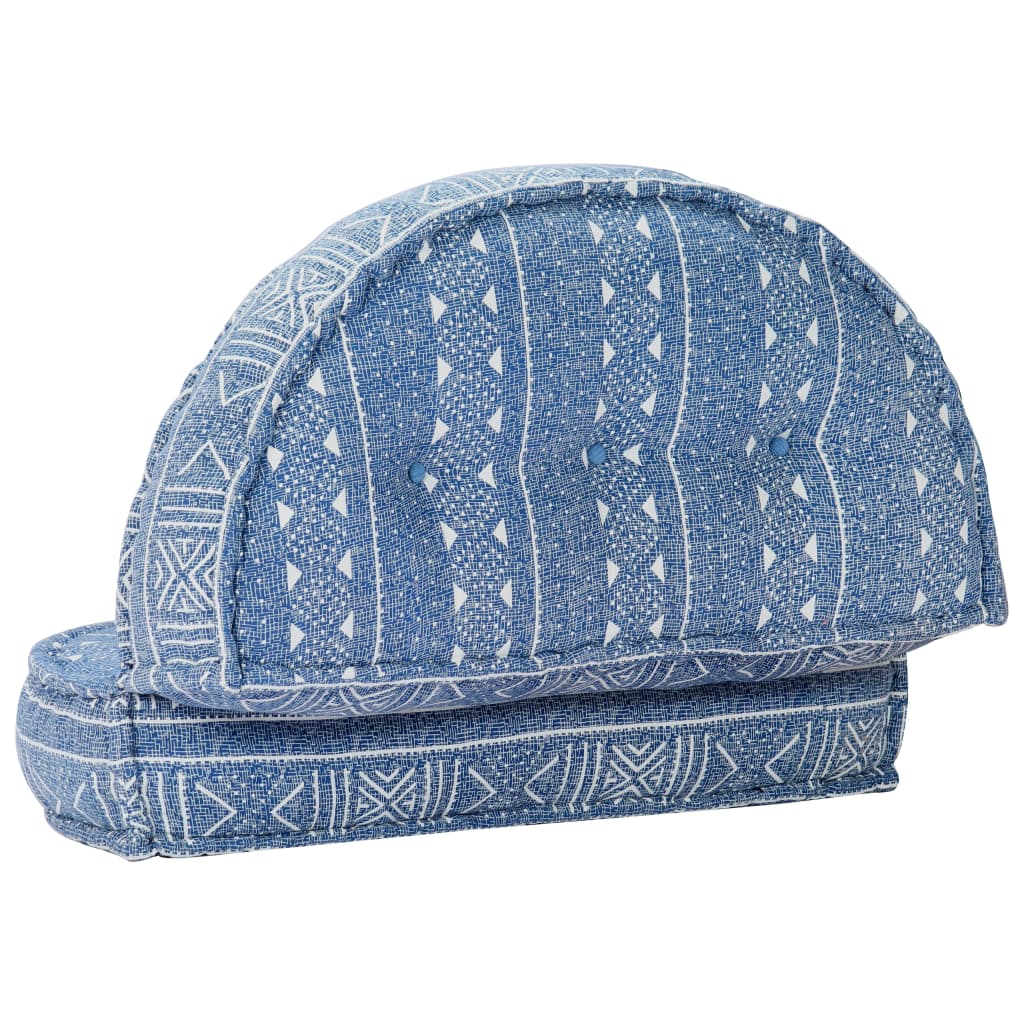 Pouf 100x20 cm Indigo Stoff