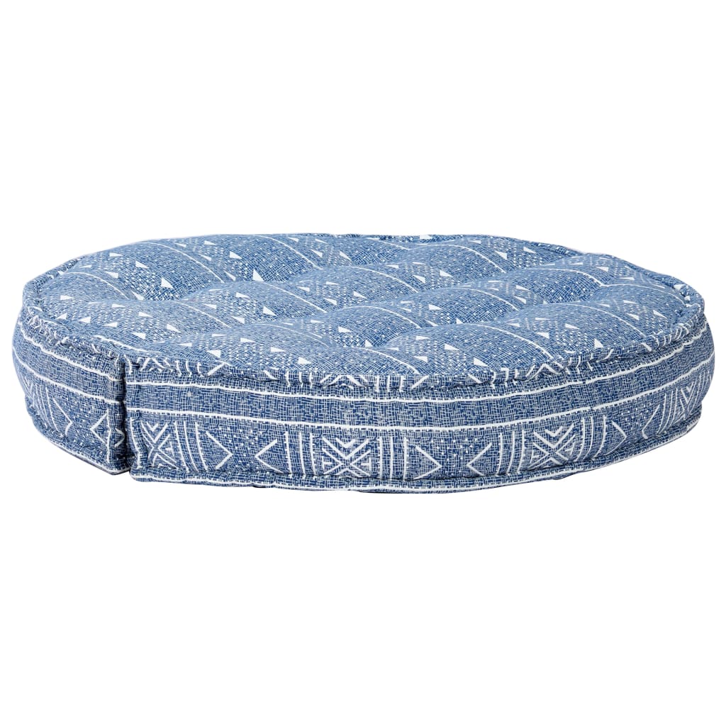 Pouf 100x20 cm Indigo Stoff