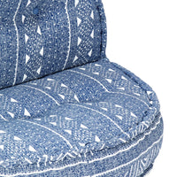 Thumbnail for Pouf 100x20 cm Indigo Stoff