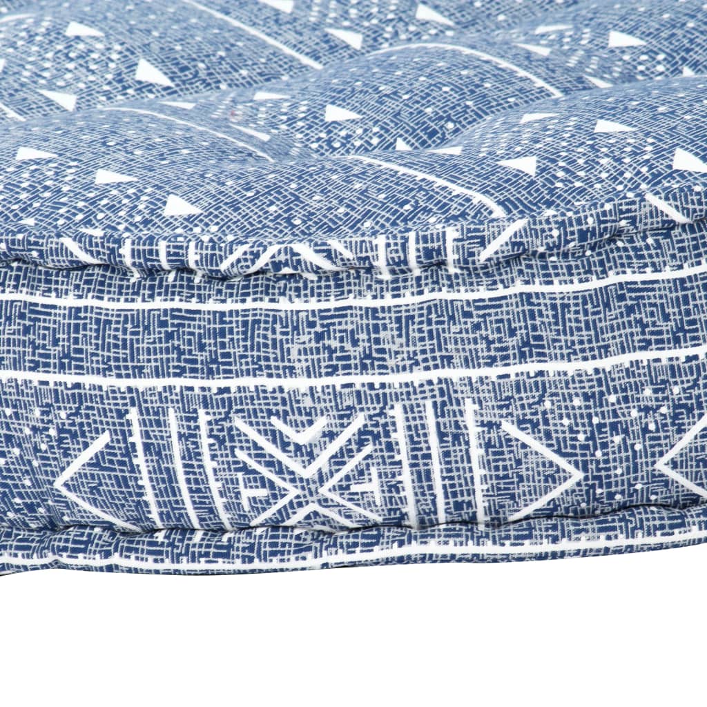 Pouf 100x20 cm Indigo Stoff