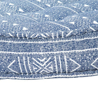 Thumbnail for Pouf 100x20 cm Indigo Stoff