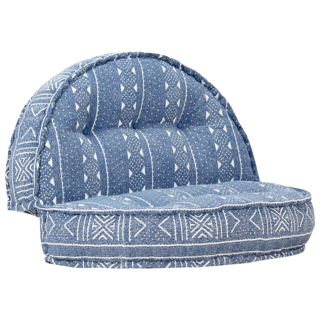 Pouf 100x20 cm Indigo Stoff