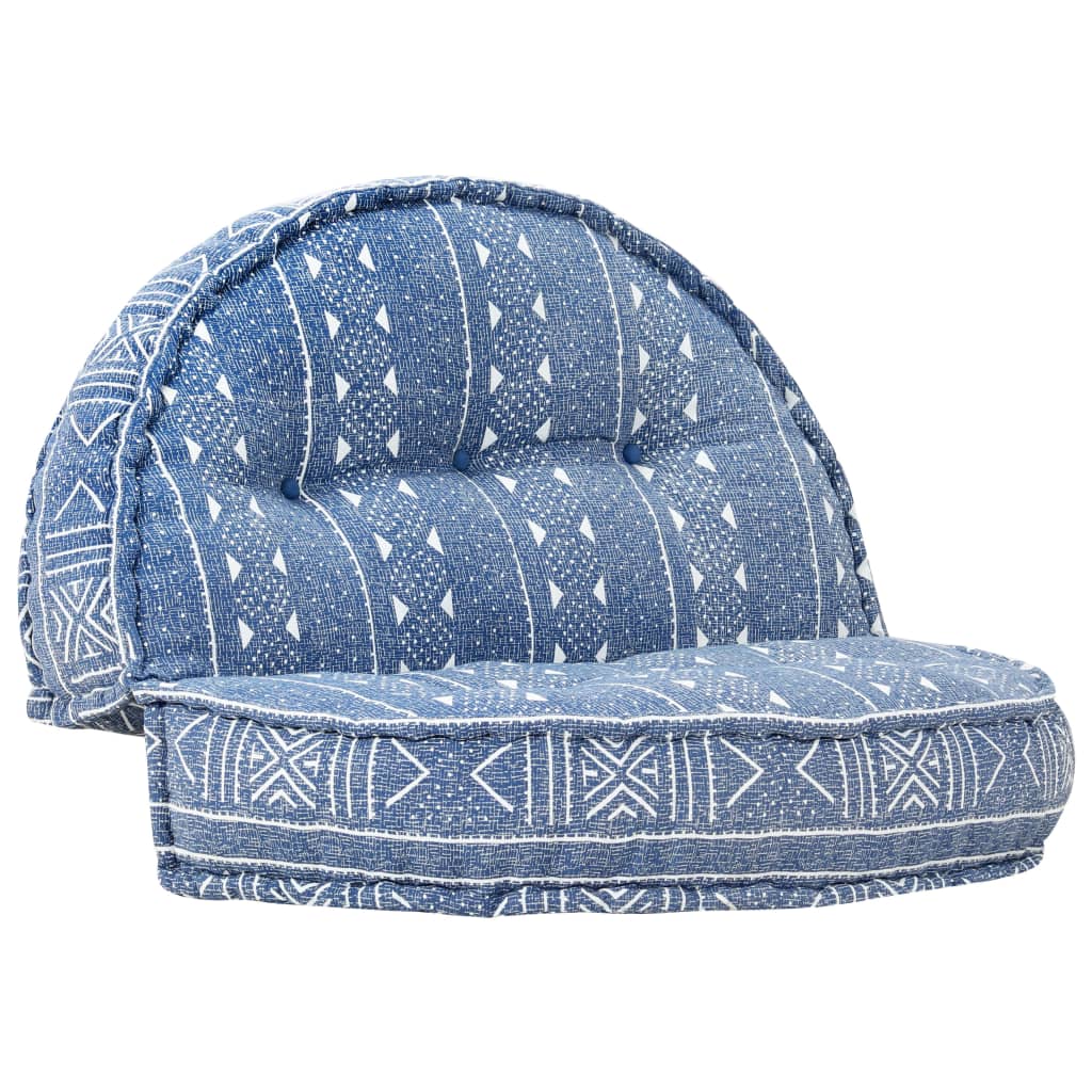 Pouf 100x20 cm Indigo Stoff