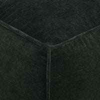 Thumbnail for Pouf Baumwollsamt 40×40×40 cm Waldgrün