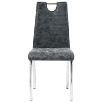 Thumbnail for Esszimmerstühle 2 Stk. Schwarz Kunstleder