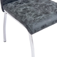 Thumbnail for Esszimmerstühle 2 Stk. Schwarz Kunstleder