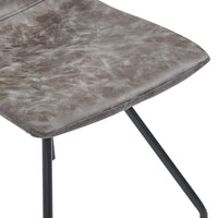 Thumbnail for Esszimmerstühle 2 Stk. Dunkelbraun Kunstleder