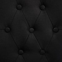 Thumbnail for Esszimmerstühle 4 Stk. Schwarz Stoff