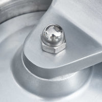 Thumbnail for Hamburgerpresse mit 500 Trennpapieren Aluminium 10 cm